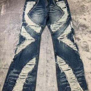 Voyage Studios Denim Stacked 34/32